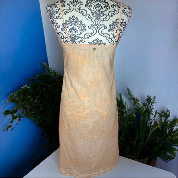 ROXY Women’s Wild Ties Dress Midi Apricot- Medium - Picture 5 of 7